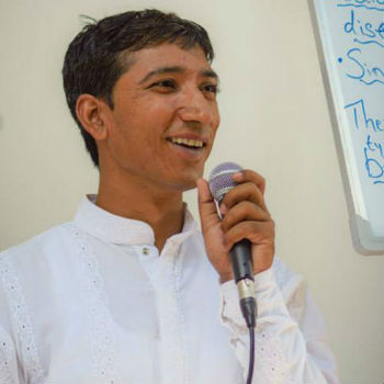 Sandeep is a Yoga teacher providing Yoga training in nepal