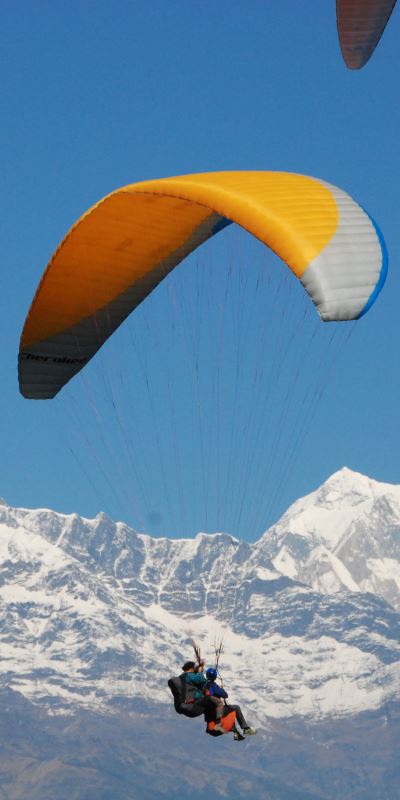 Enjoy Paragliding with Meditation retreat in himalayas