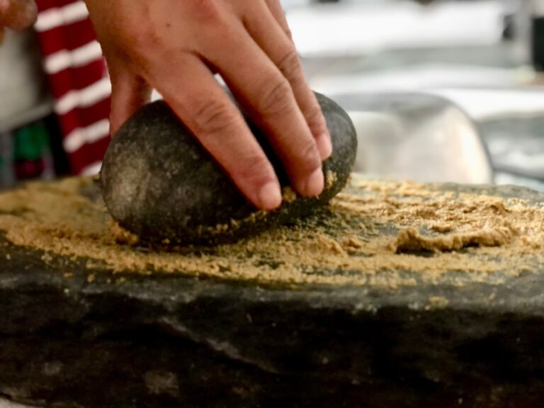 Preparing Vegan food during the Ayurveda foundation course in Rishikesh India