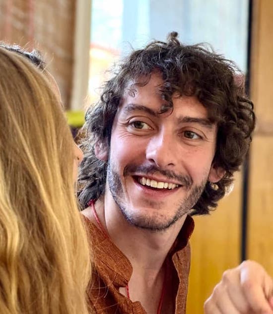young man smiling