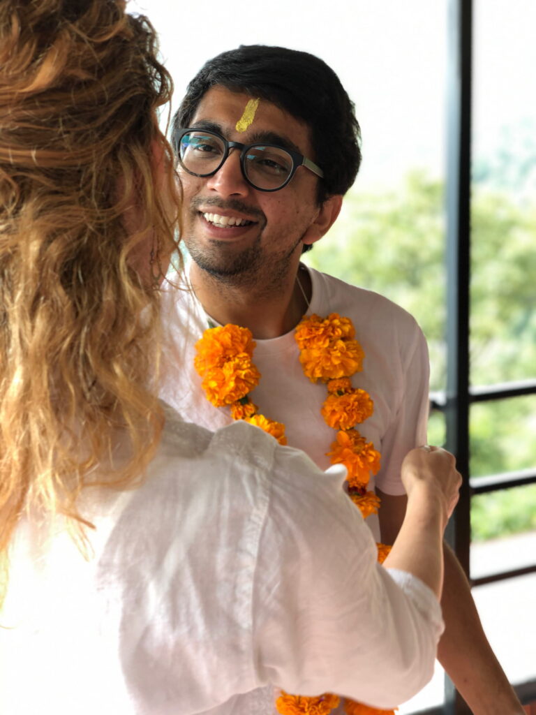 Vedic Yoga teacher training students talking