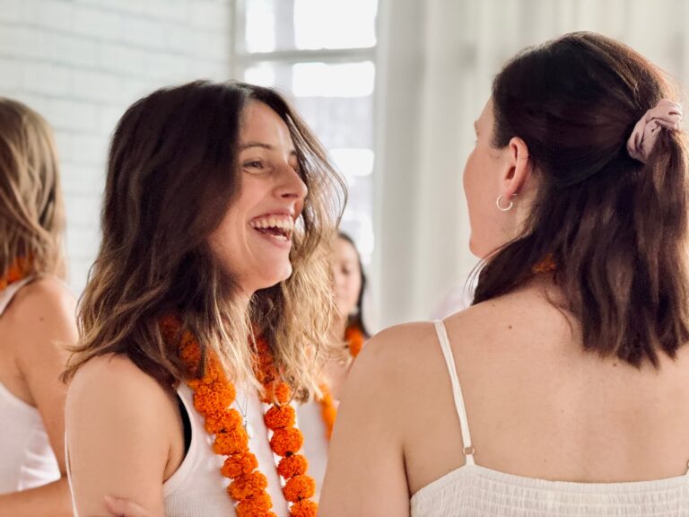 yoga therapy certification students smiling