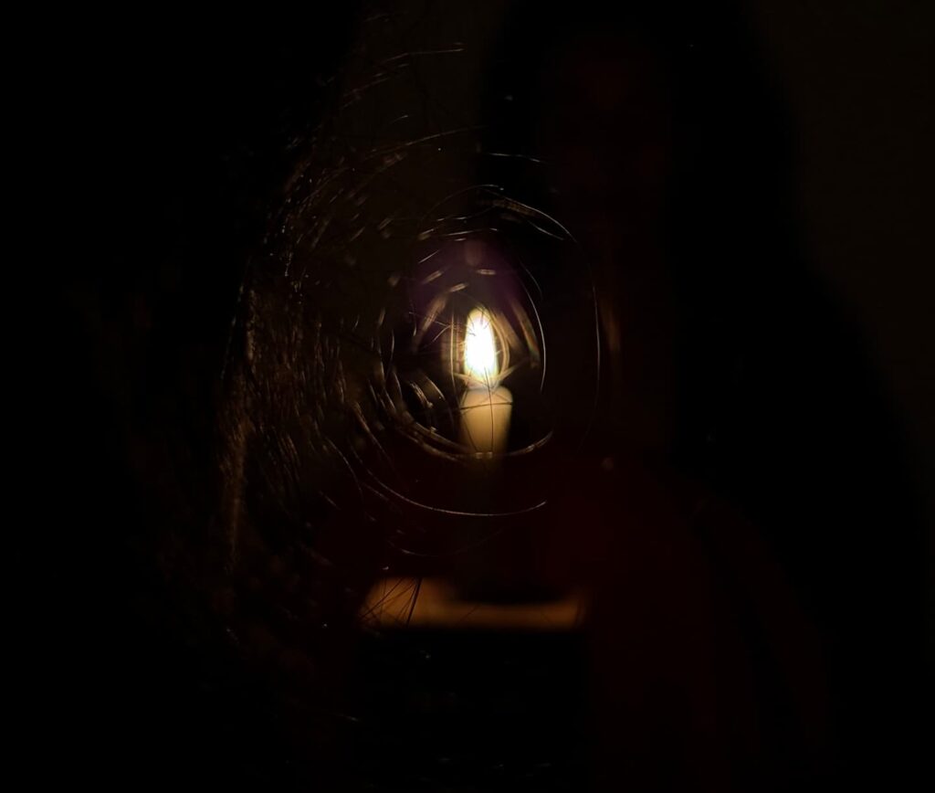 Candle flame meditation