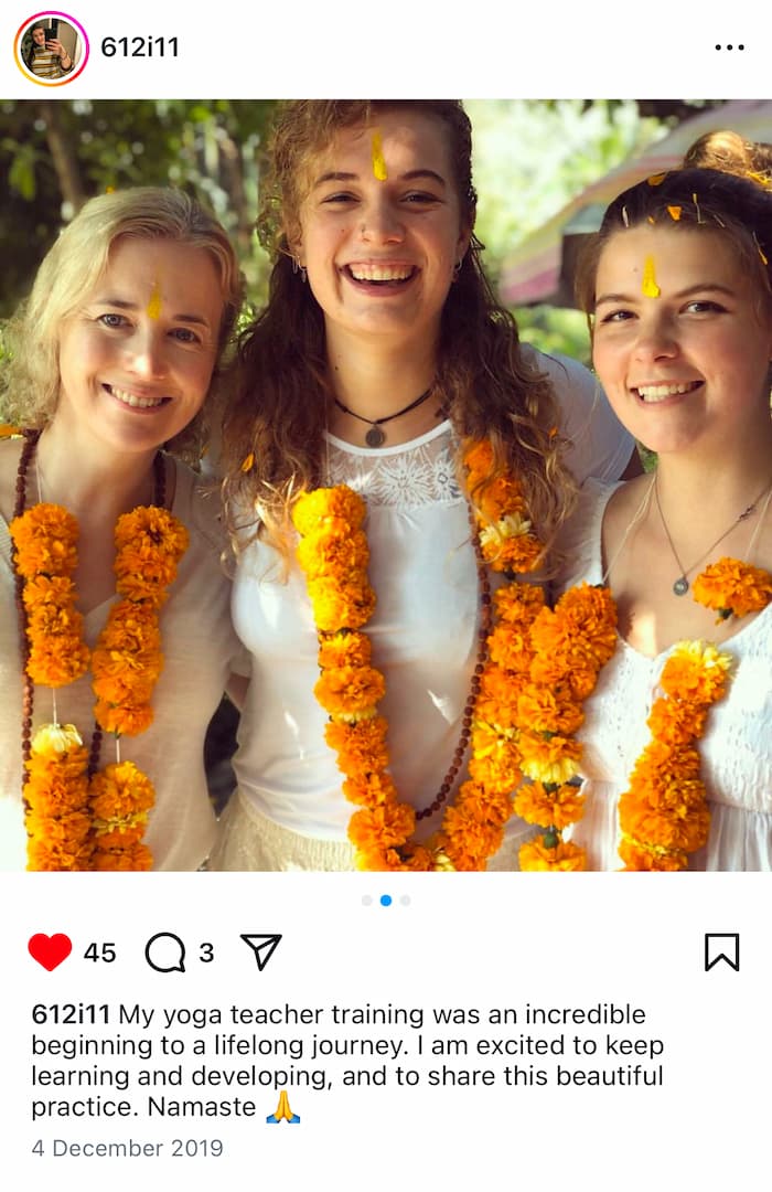 students instagram post testimonials