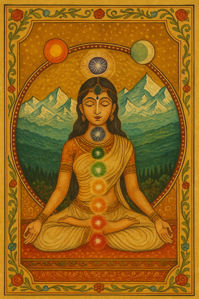 woman chakras Artwork